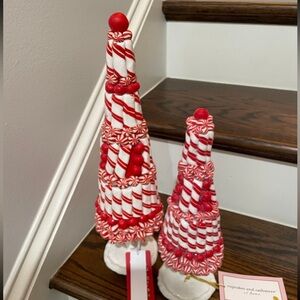 PEPPERMINT SQUARE & CUPCAKES & CASHMERE “PEPPERMINT CANDY” CHRISTMAS TREES